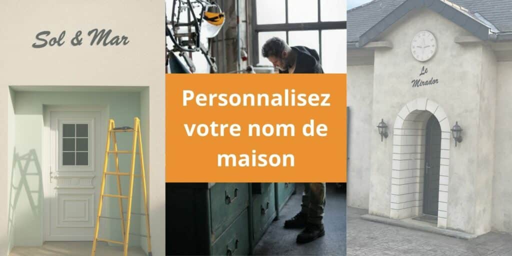 nom de maison personnalisable